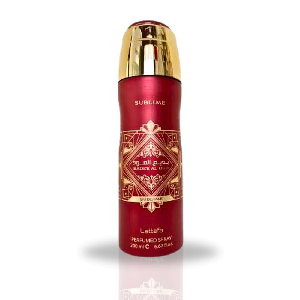 Lattafa Bade'e Al Oud Sublime Perfumed Body Spray 200ml 12 pcs