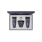 Afnan Turathi Blue For Men EDP Spray 90ml & Shower Gel 100ml & After Shave Balm 100ml (3 pcs)