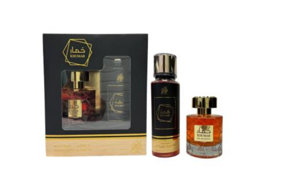 Wadi Al Khaleej Khumar EDP Spray 100ml & Body Mist 250ml (2 pcs)